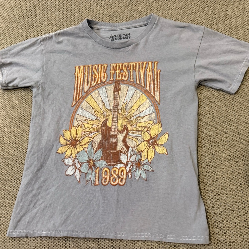 American Original Gray Music Festival Kids Tee